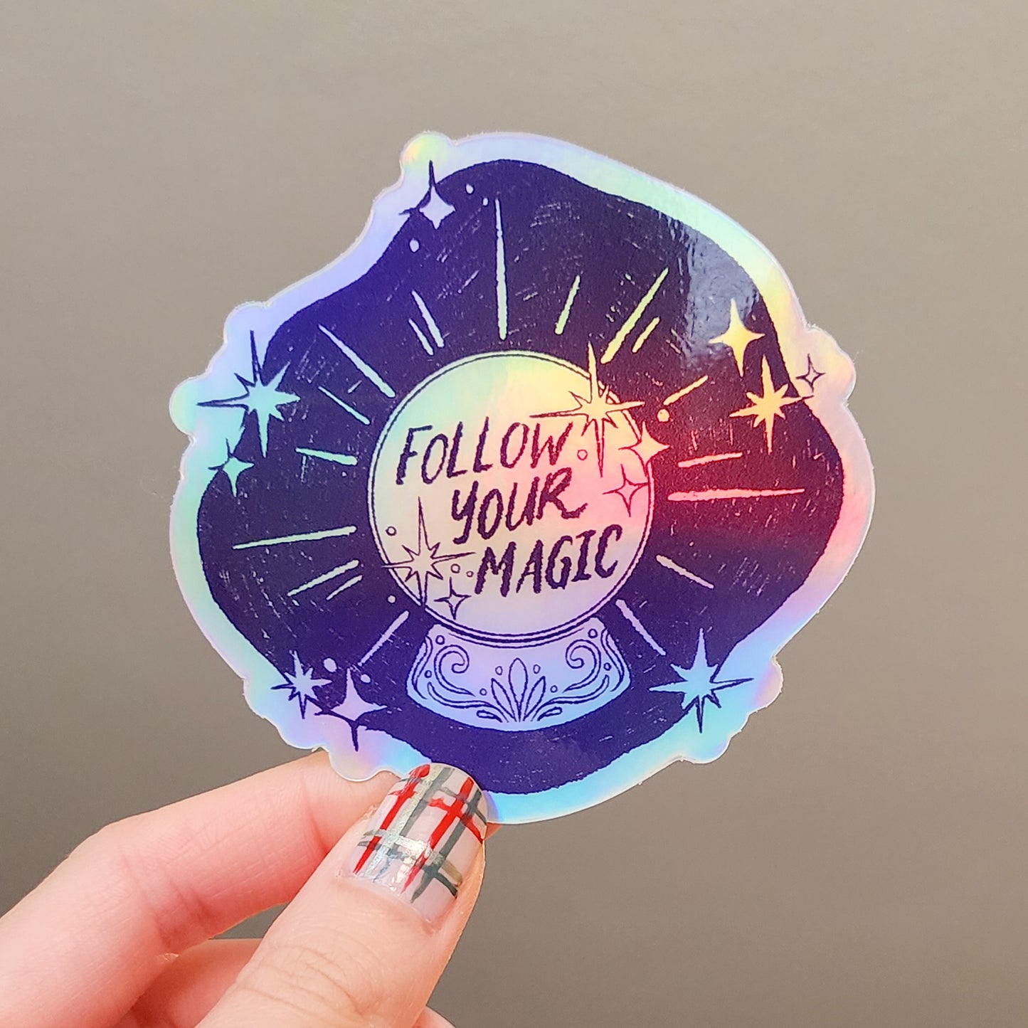Follow Your Magic Holo Sticker
