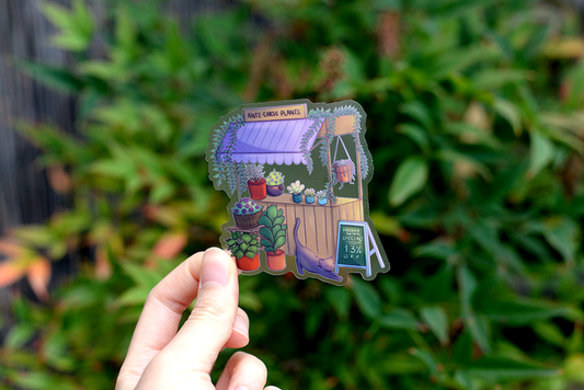 Jinx's Plant Stand Sticker