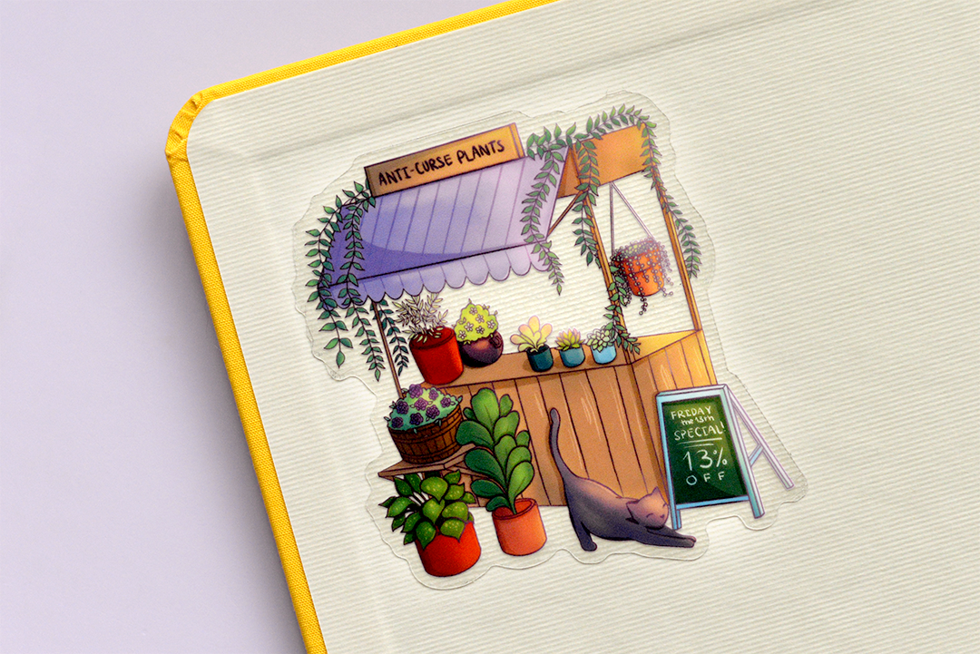 Jinx's Plant Stand Sticker