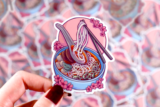 Bún Bò Huế Sticker – Spicy Vietnamese Noodle Soup Sticker