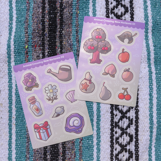 Animal Crossing Sticker Sheet Set