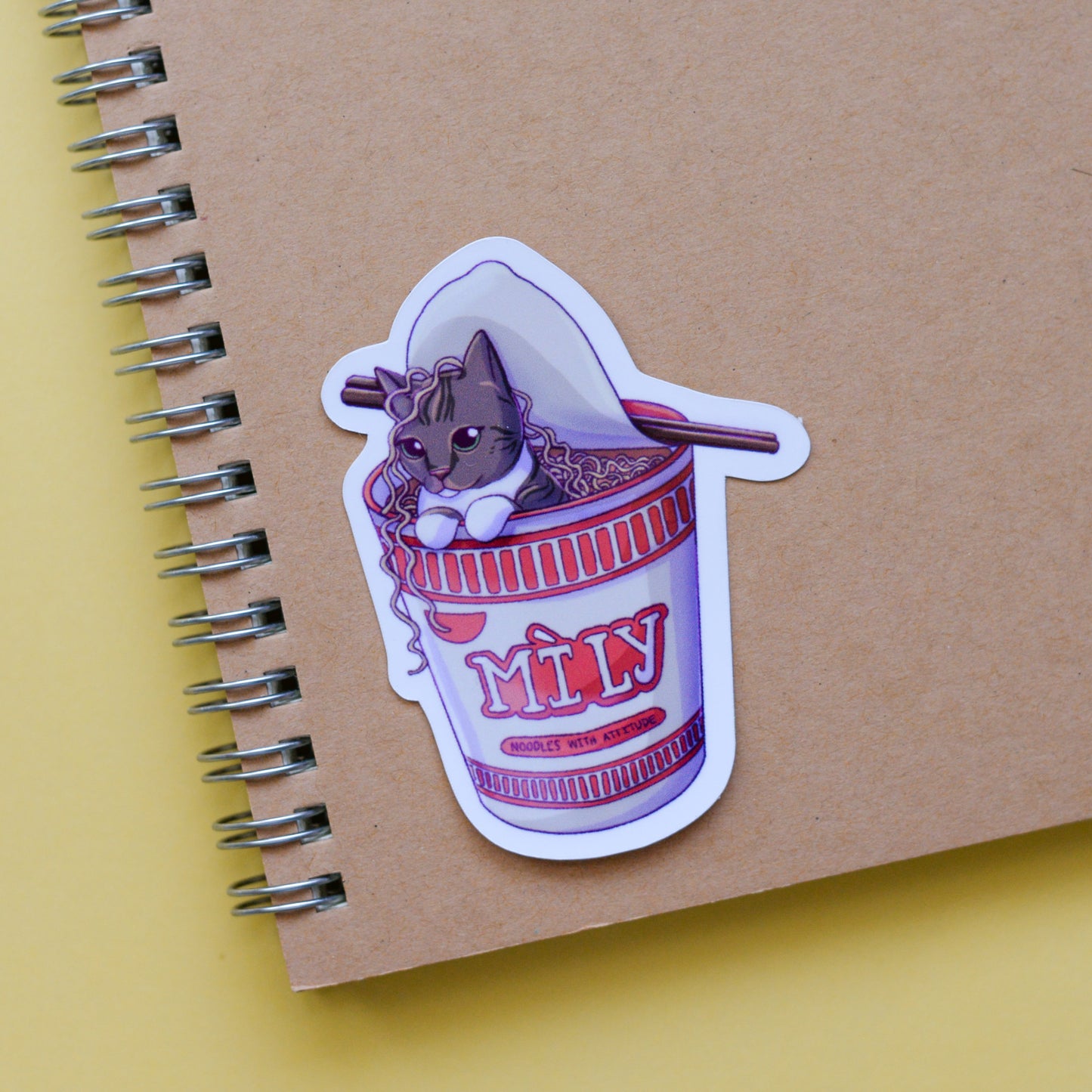 Mi Ly Cup Noodles Sticker