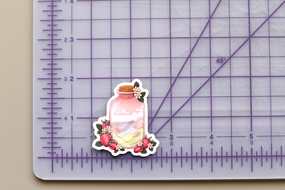 Strawberry Seaside Sticker