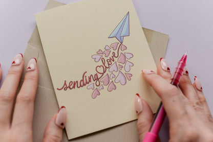 Sending Love Card